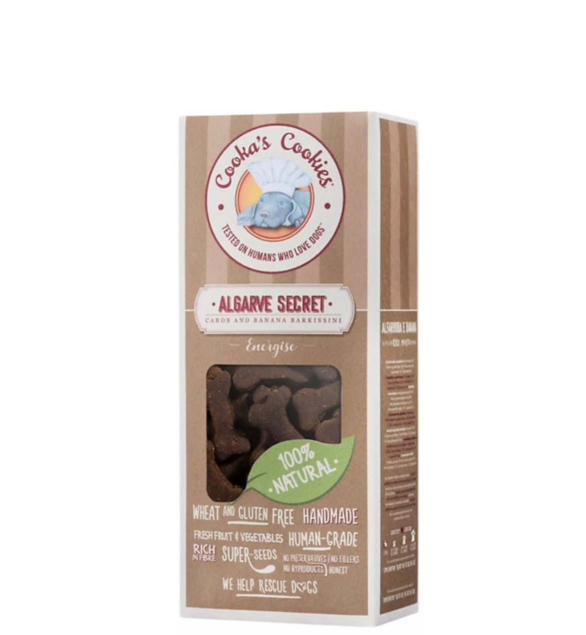 Secret de l’Algavre – Friandise naturelle pour chiens à la caroube & coco 100 g