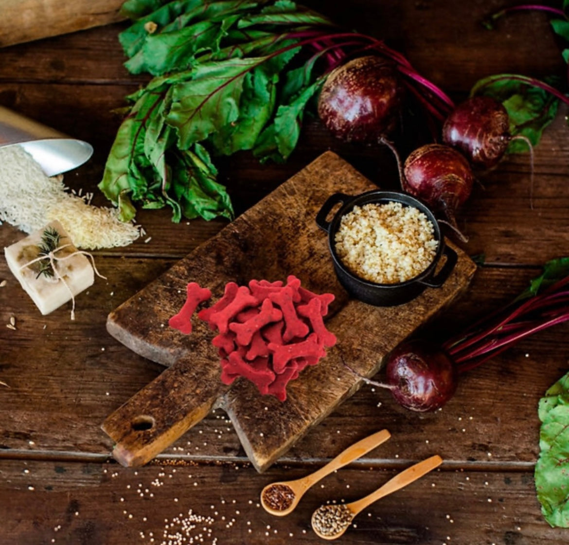Betterave de Lisbonne – Friandise naturelle pour chiens à la betterave & quinoa 100 g