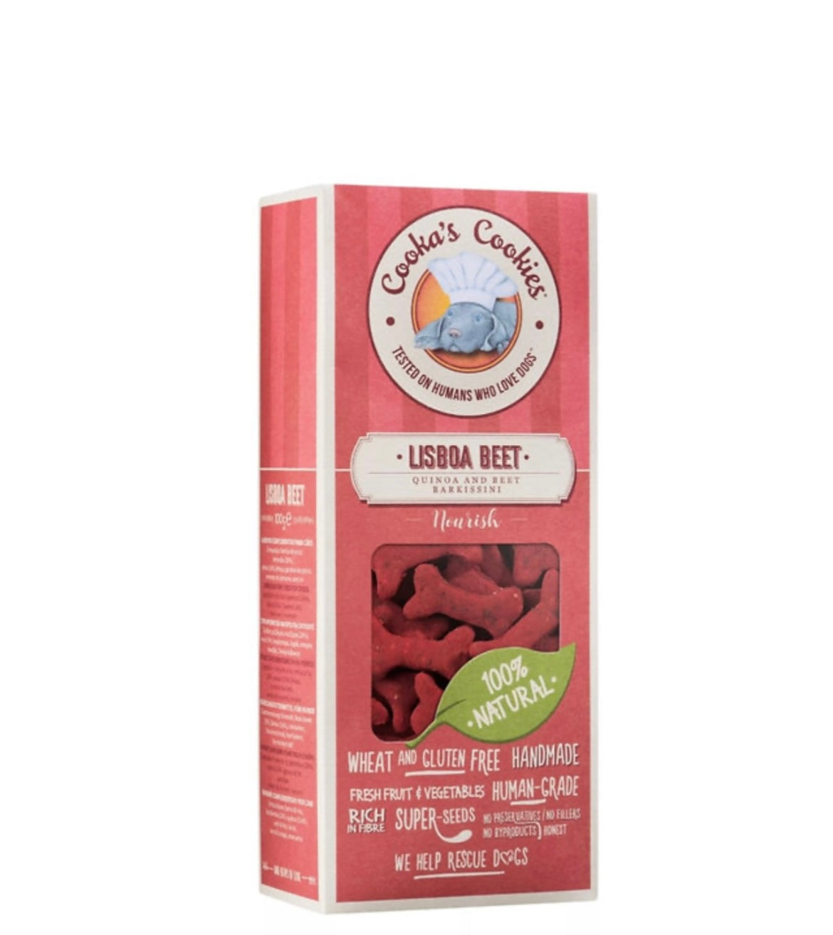 Betterave de Lisbonne – Friandise naturelle pour chiens à la betterave & quinoa 100 g