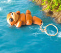 Porte-clé 3D Loutre en Mais Naturel - Fait main en Bretagne