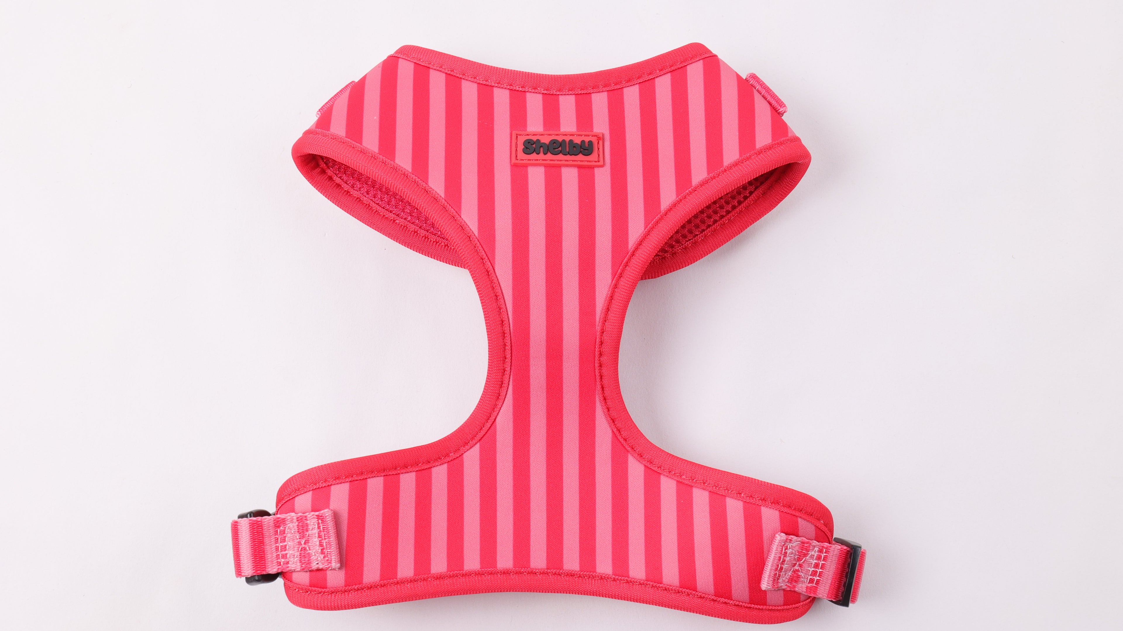 Harnais chien anti traction néoprène – Confort premium, sécurisé et résistant – Fait main & vegan – Baie Tropicale
